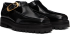 Ernest W. Baker Black T-Bar Loafers