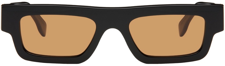 Photo: RETROSUPERFUTURE Black Colpo Refined Sunglasses