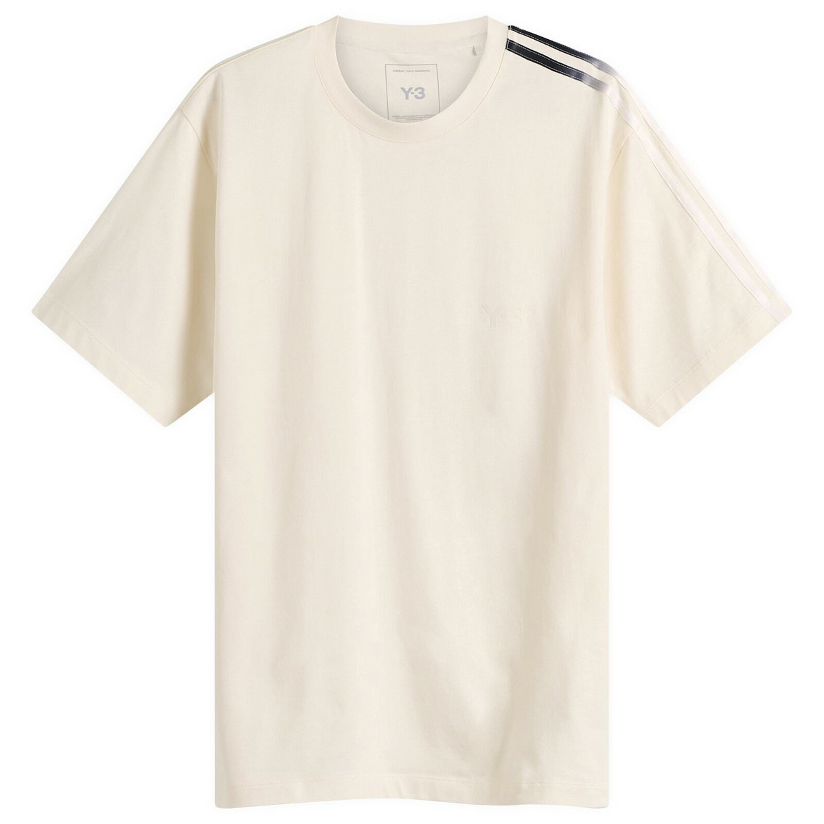 Y-3 Men's Gradient Stripes T-Shirt in Cwhite