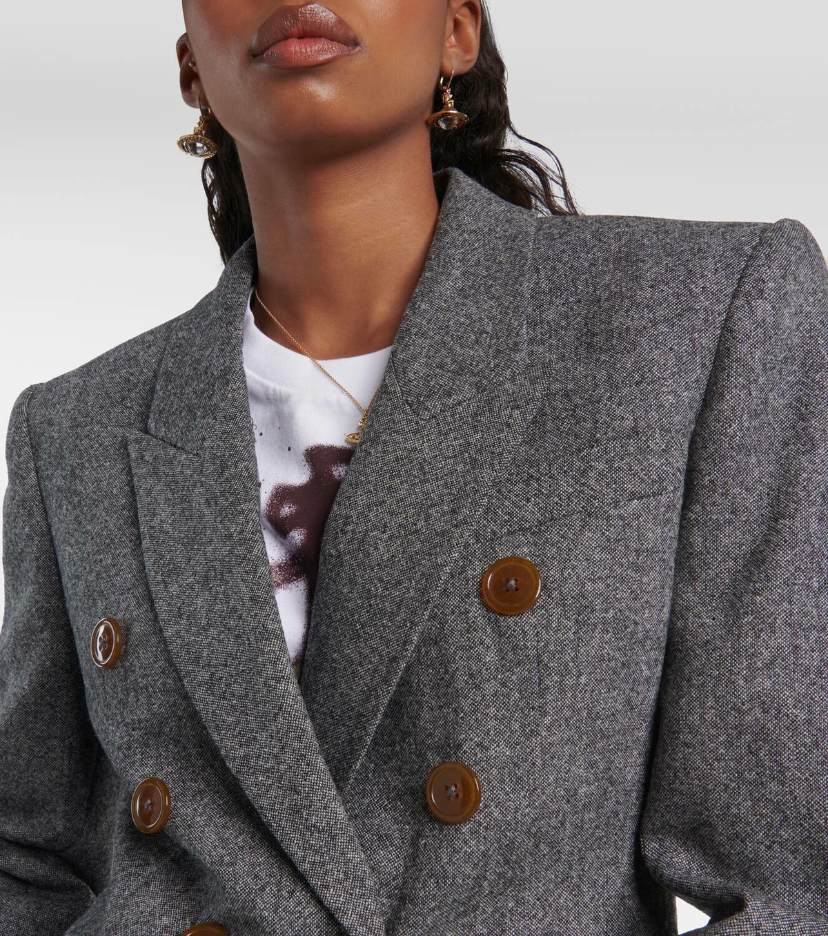 Vivienne Westwood Wool-blend double breasted blazer Vivienne Westwood