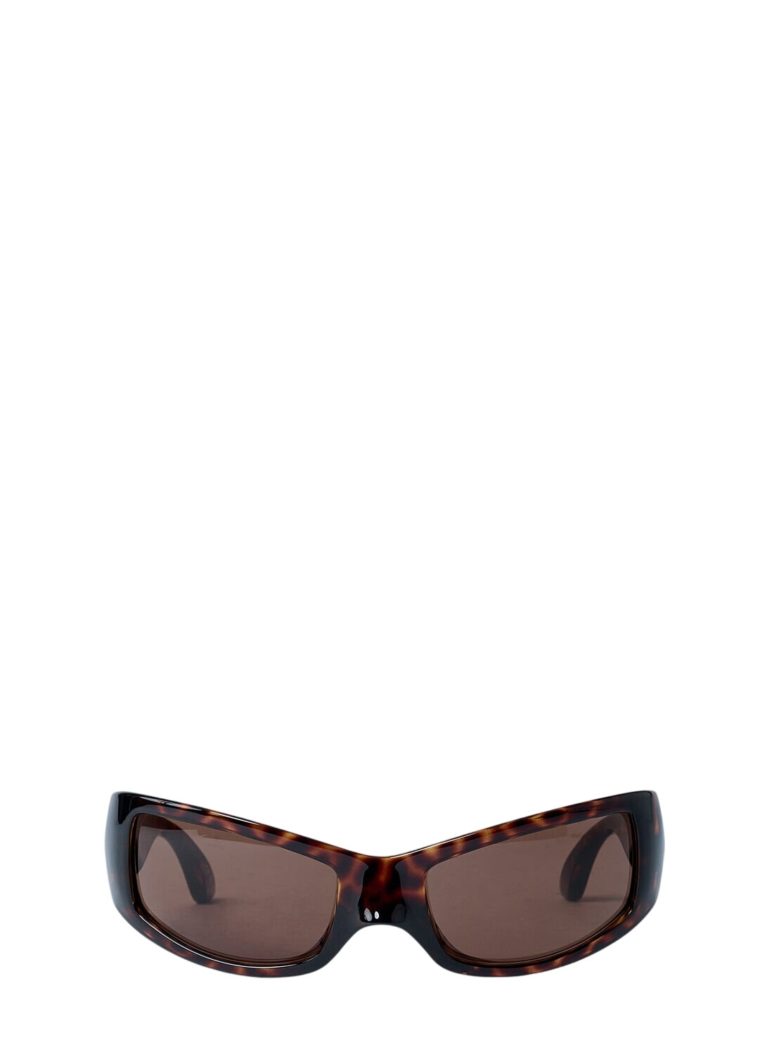 Balenciaga - Square-Frame Logo-Print Tortoiseshell Acetate