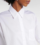 The Frankie Shop Avery cotton-blend shirt dress