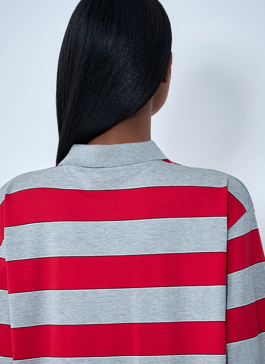 Miu Miu Striped Jersey Top