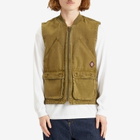 Dubbleware Men's Work Vest in Military Green