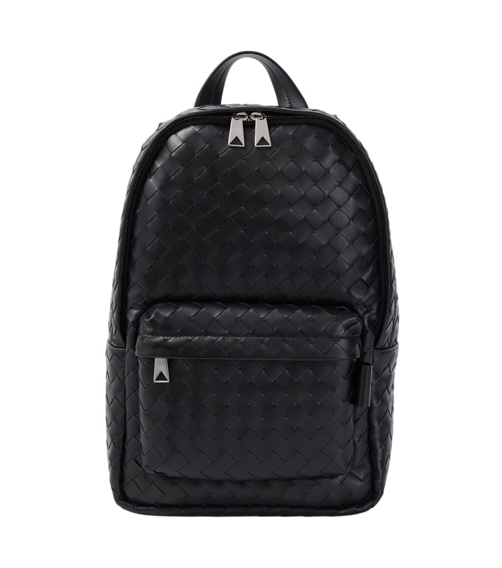 Photo: Bottega Veneta Intrecciato Small leather backpack