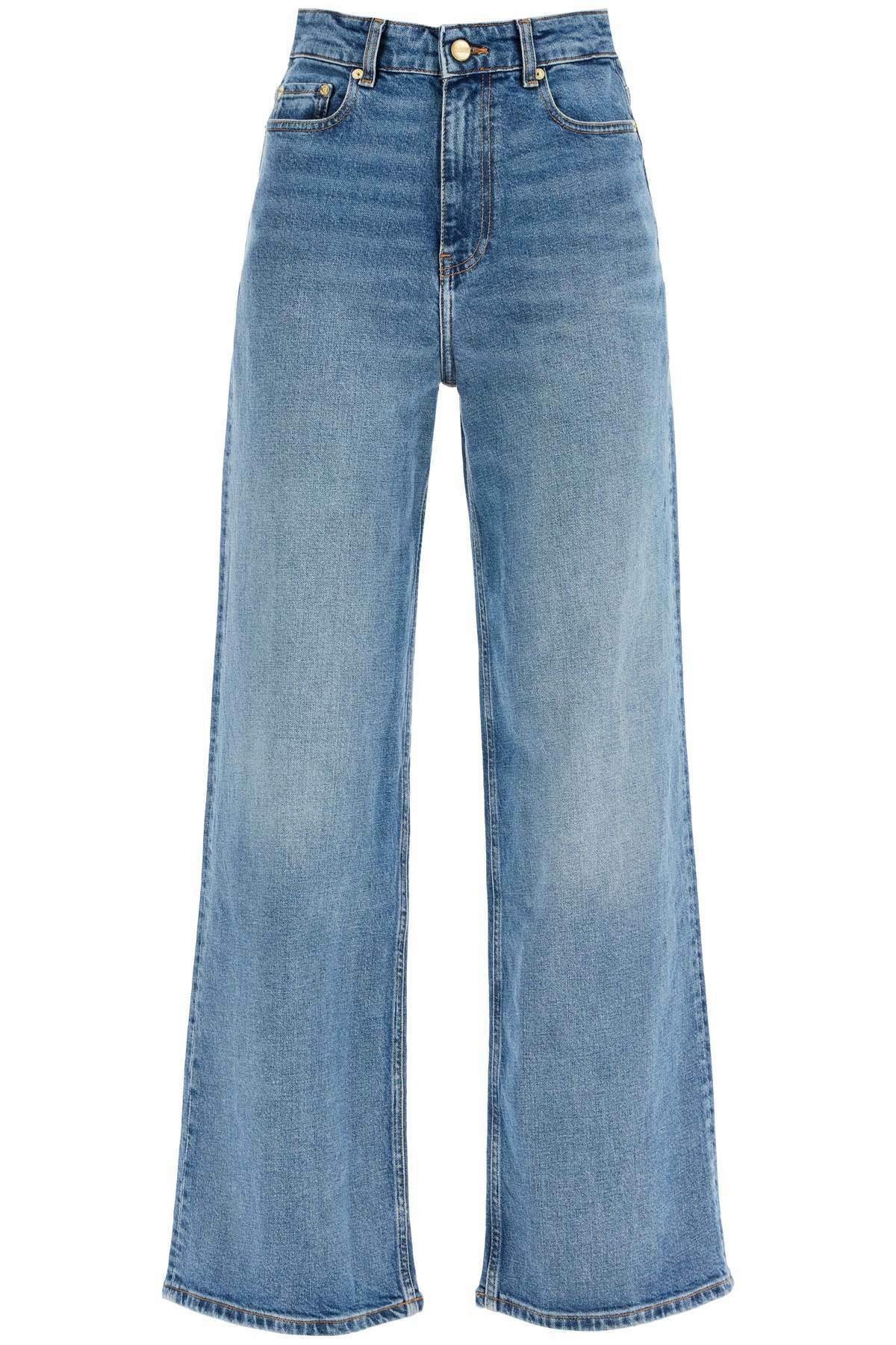 GANNI stretch denim andi jeans in italian Blue GANNI