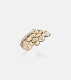 Rainbow K Blossom 14kt gold ring with diamonds