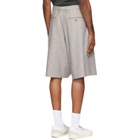 R13 Gray Jumbo Tailored Shorts