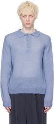 LE17SEPTEMBRE Blue Oversized Polo