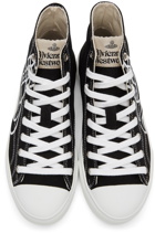 Vivienne Westwood Black Plimsoll High Sneakers