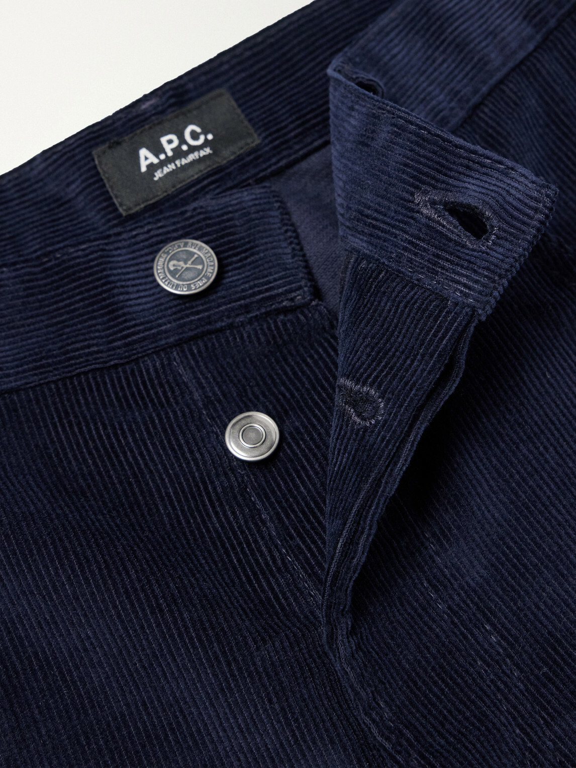 A.P.C. - Fairfax Straight-Leg Corduroy Jeans - Blue