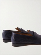 Berluti - Lorenzo Scritto Venezia Leather Loafers - Blue