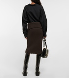 Tod's - Wool and cashmere skirt