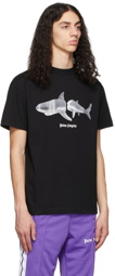 Palm Angels Black Shark T-Shirt