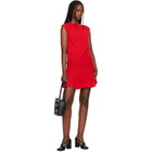 Stefan Cooke Red Knitted Tank Minidress