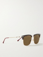 GUCCI - D-Frame Tortoiseshell Acetate and Gold-Tone Sunglasses - Tortoiseshell