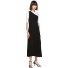 Rosetta Getty Black One Shoulder Tank Dress