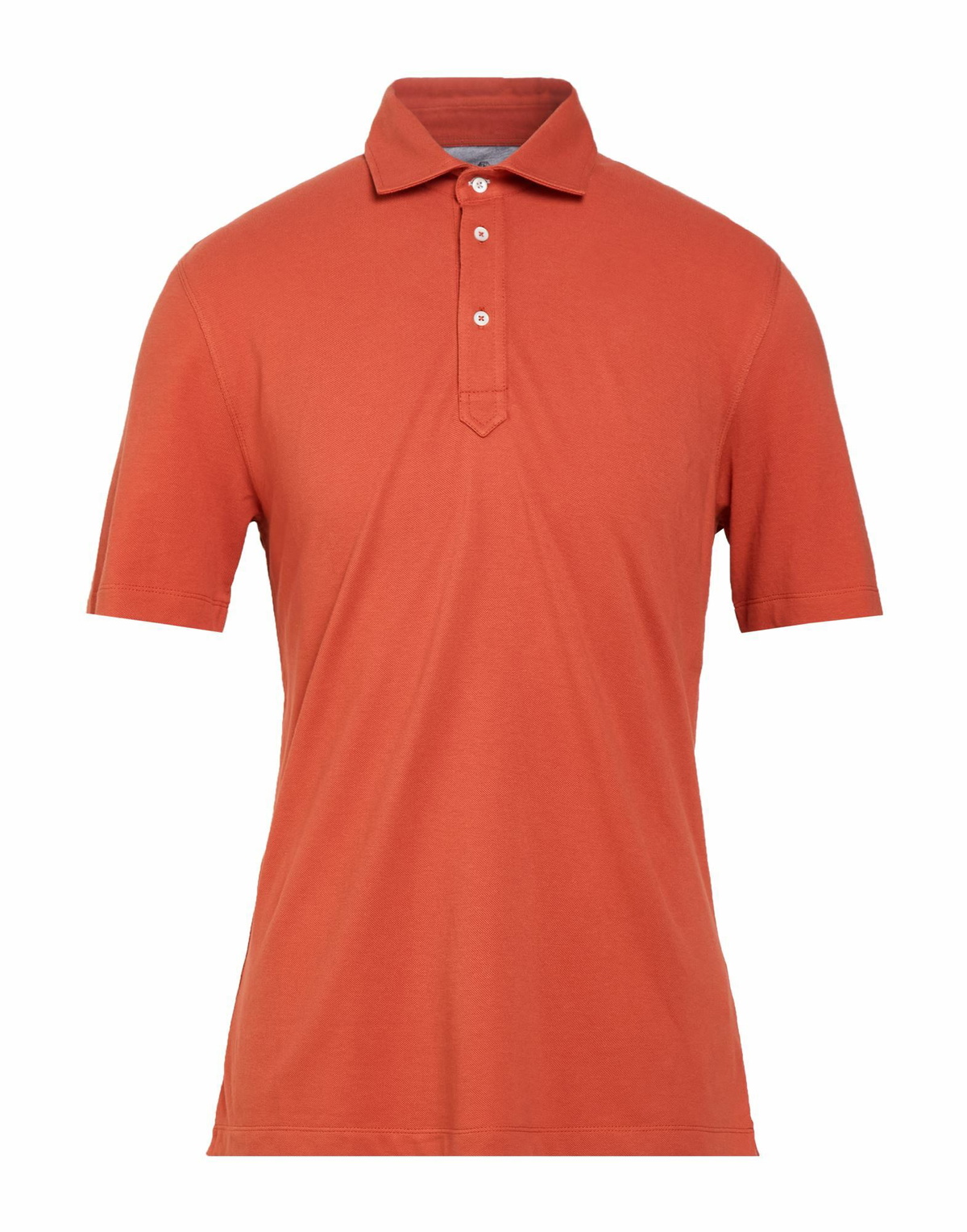 Brunello Cucinelli Mens Polo shirt in Orange