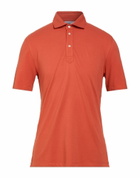 Brunello Cucinelli Mens Polo shirt in Orange