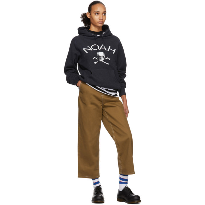 Noah NYC Navy Jolly Roger Hoodie
