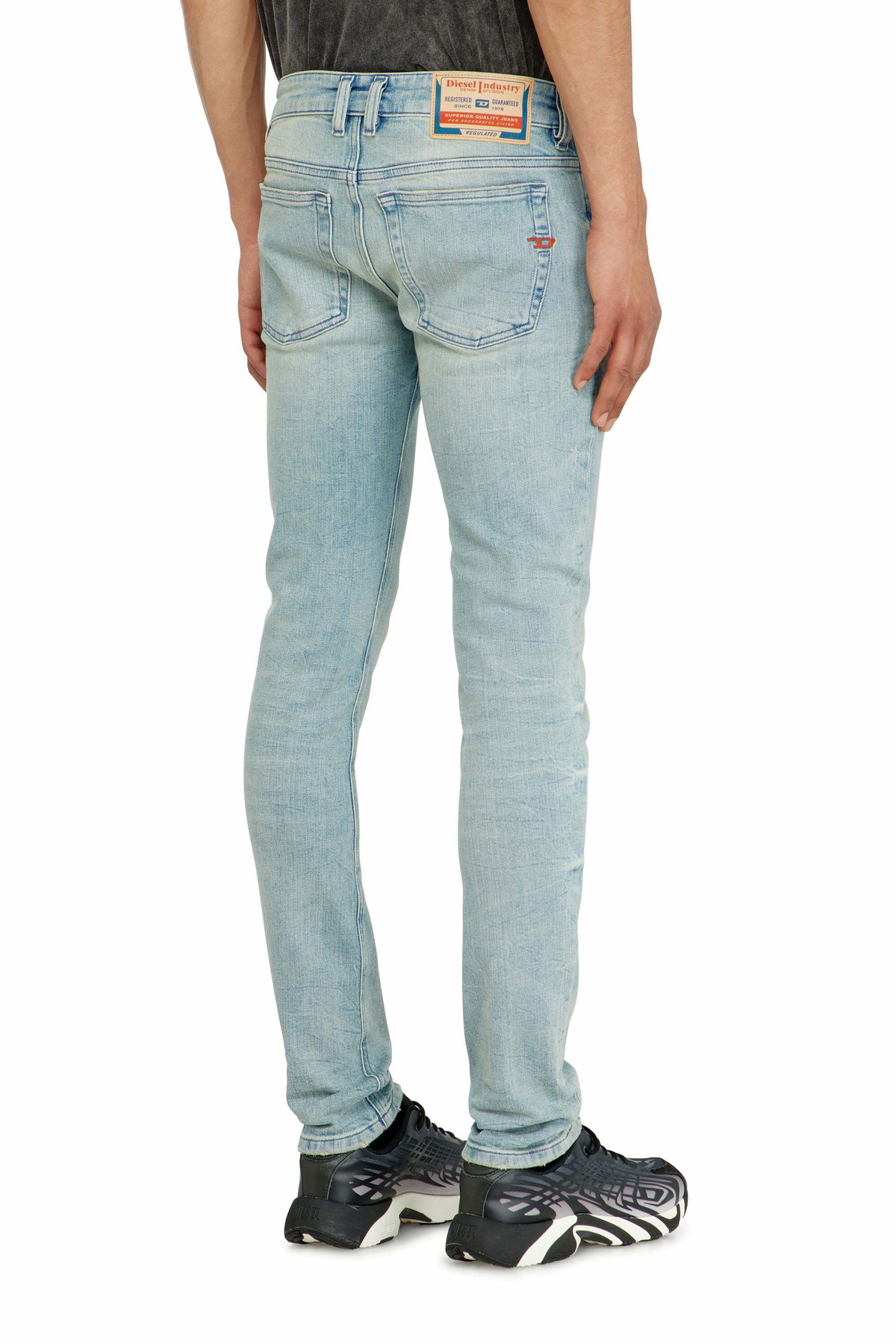 Diesel Skinny Jeans Low Waist 1979 Sleenker, Light blue, Zip fly