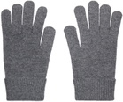 JW Anderson Gray Anchor Logo Gloves