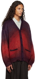 stein Burgundy Gradient Cardigan