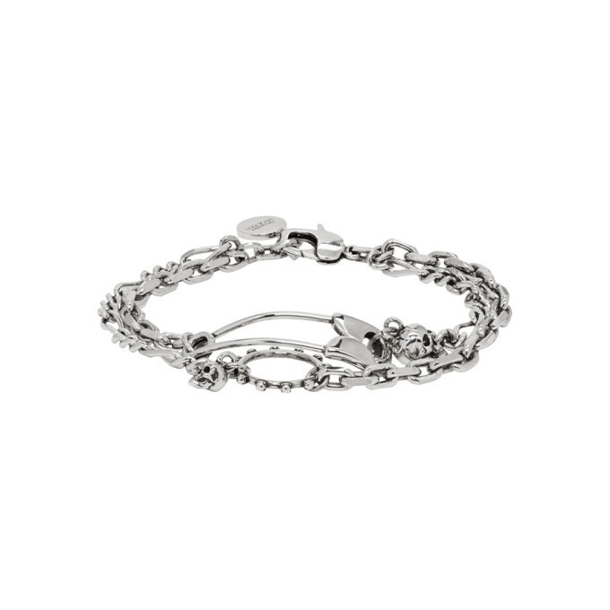 Photo: Alexander McQueen Silver Safety Pin Bracelet