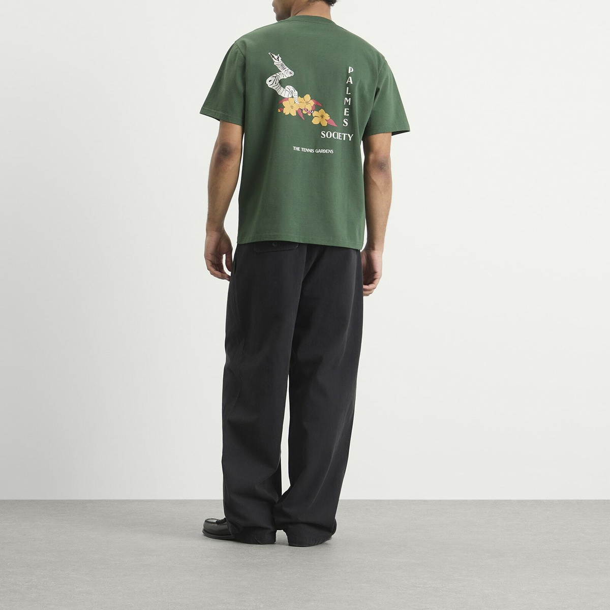 Palmes Men's Ramus Pocket T-Shirt in Dark Green