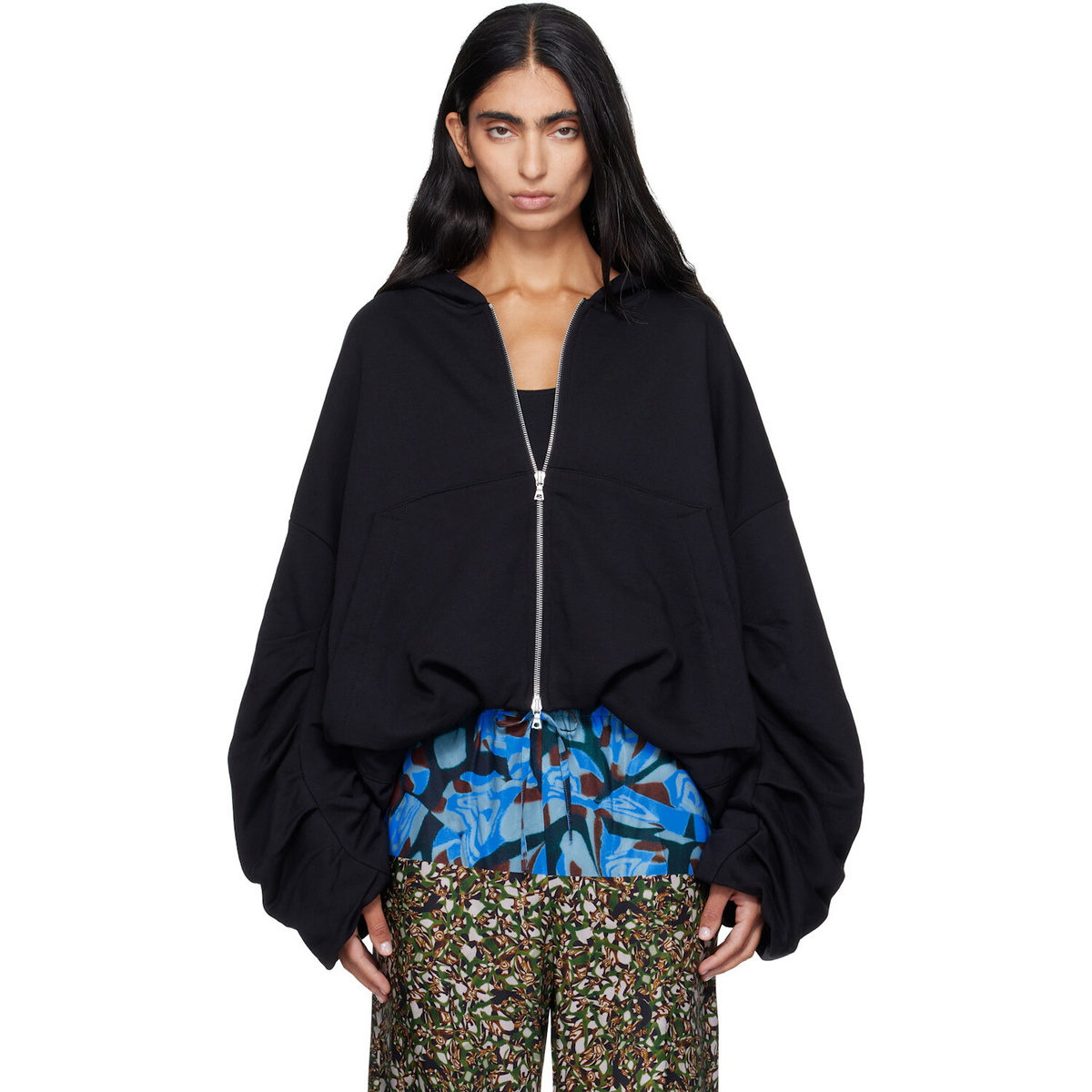 Dries Van Noten Black Hannett Tris Sweatshirt