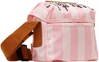 Acne Studios Pink & Off-White Mini Canvas Bag