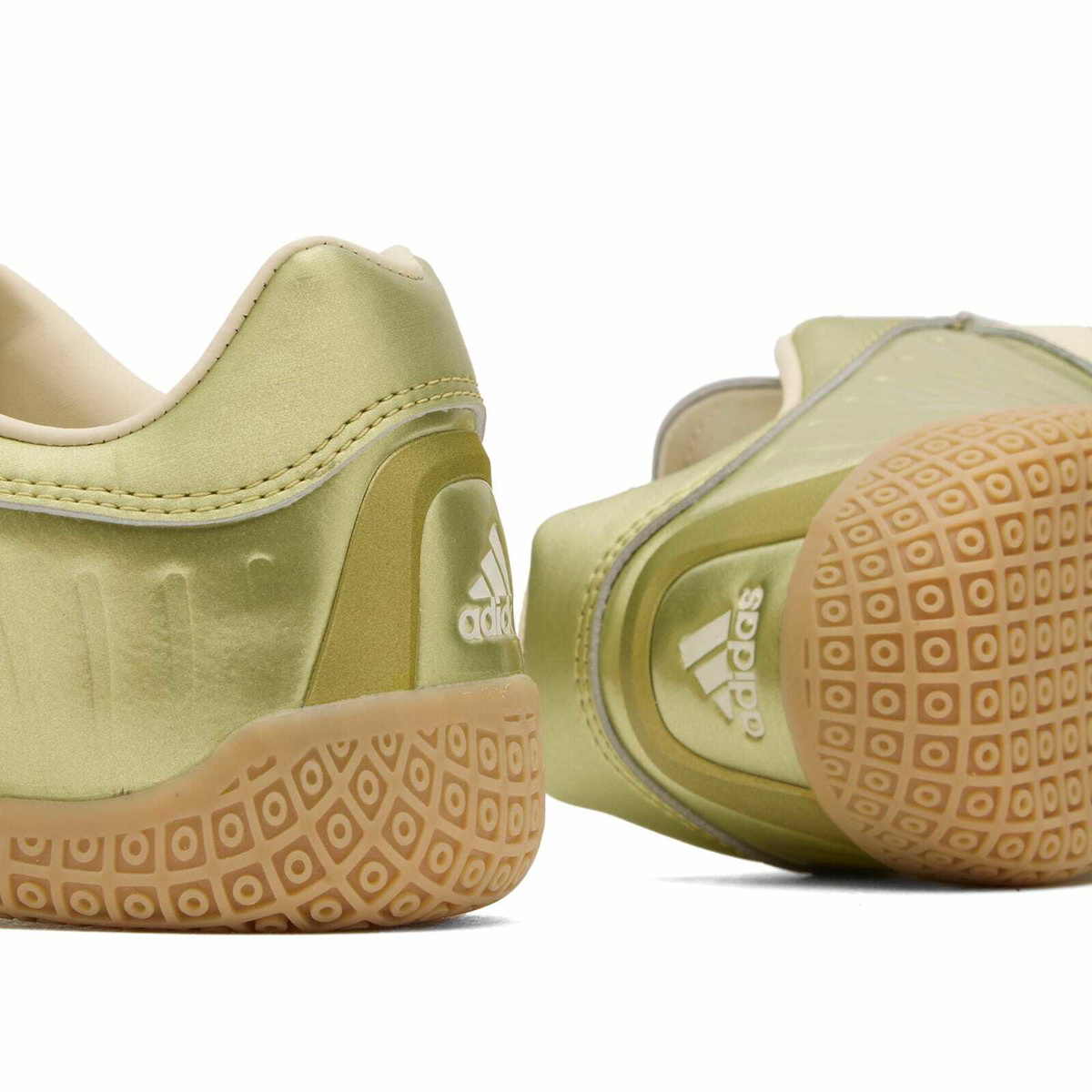 Adidas Women's Taekwondo Mei Elite Sneakers in Gold Metallic/Cream White/Gum