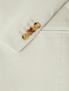 Boglioli - Slim-Fit Shawl-Collar Cotton-Blend Velvet Tuxedo Jacket - Neutrals