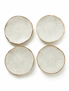 Soho Home - Emden Set of Four 15cm Glazed Stoneware Side Plates