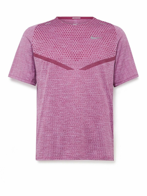 Photo: Nike Running - Slim-Fit Dri-FIT ADV T-Shirt - Purple