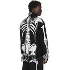 Loewe Black and White William De Morgan Skeleton Turtleneck