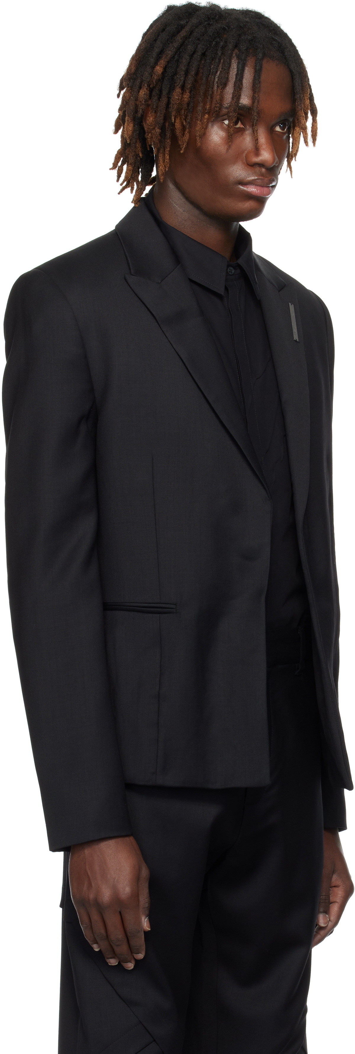 HELIOT EMIL Black Inertia Blazer