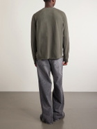 James Perse - Garment-Dyed Cotton-Jersey T-Shirt - Green
