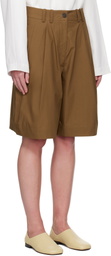 Studio Nicholson Tan Cito Shorts