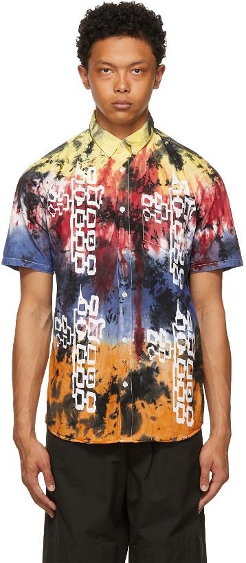 Photo: Bloke Multicolor Silkscreen Printed Shirt