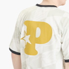 Pawa Speed Sports Men's Doggo Football Shirt in Cream/Gold
