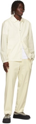 Jil Sander Off-White Cotton Jacket