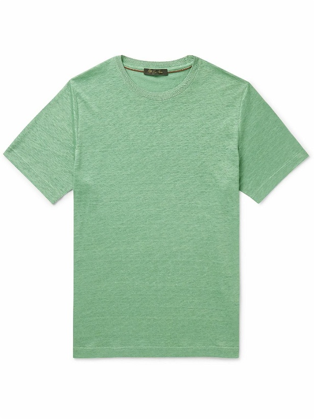 Photo: Loro Piana - Linen T-Shirt - Green