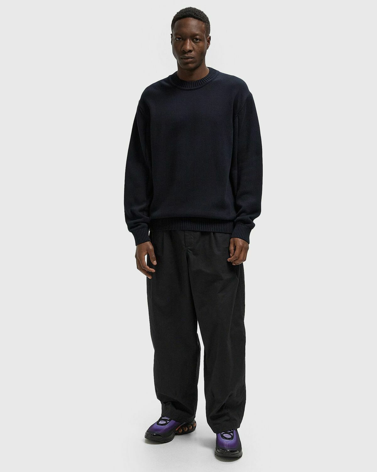 Parel studios BP Knit Blue Mens Pullover