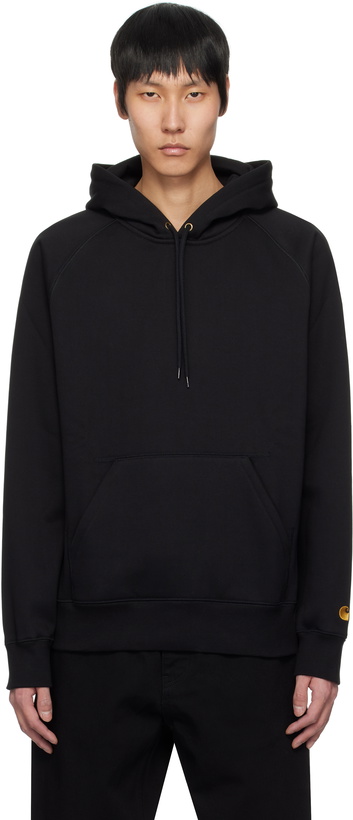 Photo: Carhartt Work In Progress Black Chase Hoodie