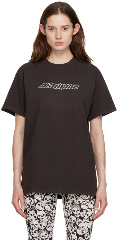 Photo: MadeMe SSENSE Exclusive Gray Spike T-Shirt