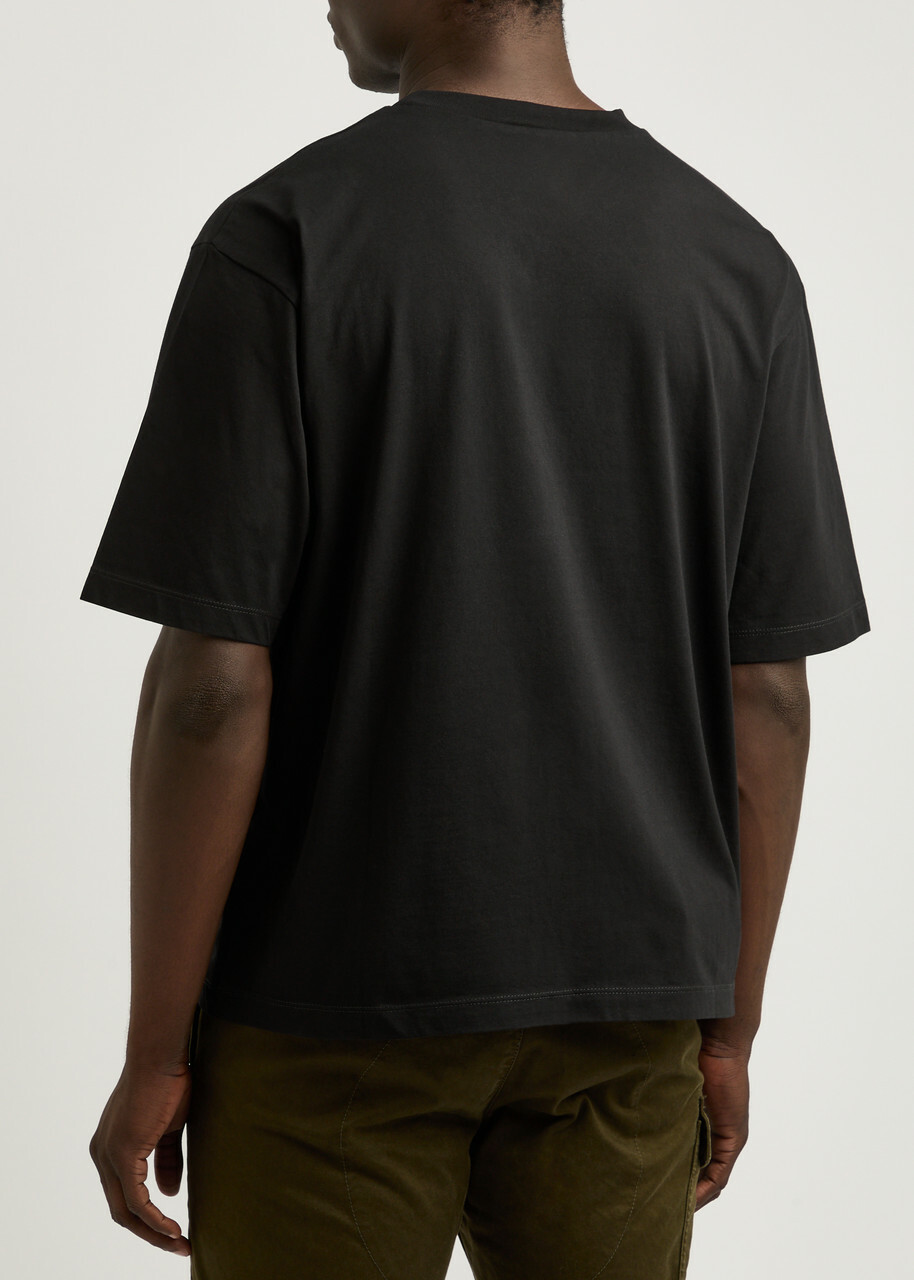 DSQUARED2 Icon Logo-print Cotton T-shirt Black