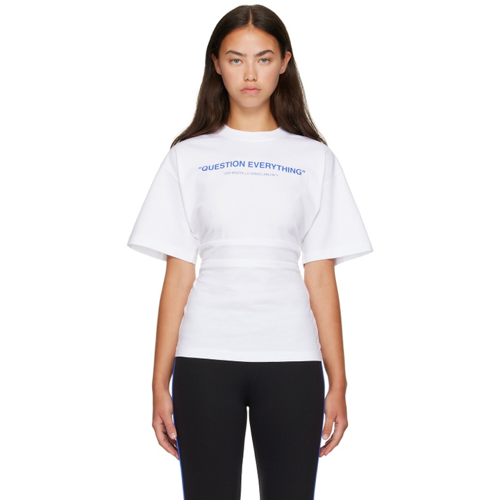 Photo: Off-White White 'Question Everything' T-shirt