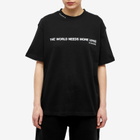 3.Paradis Women's More Love Oversized T-Shirt in Black