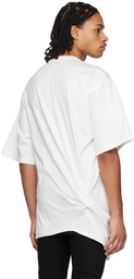 Julius White Draped T-Shirt